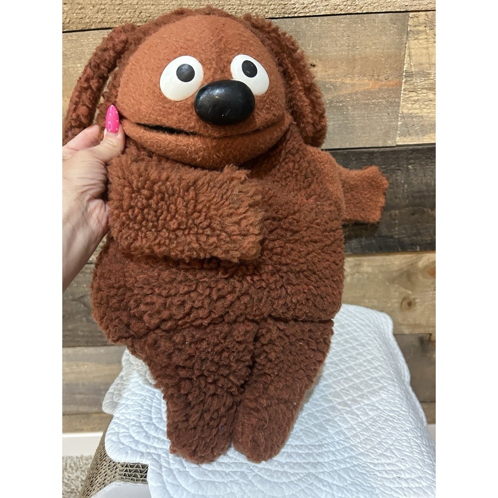Vintage Rowlf‎ Muppets Puppet Soft Toy Fisher Price 1977 Rolf - Rare